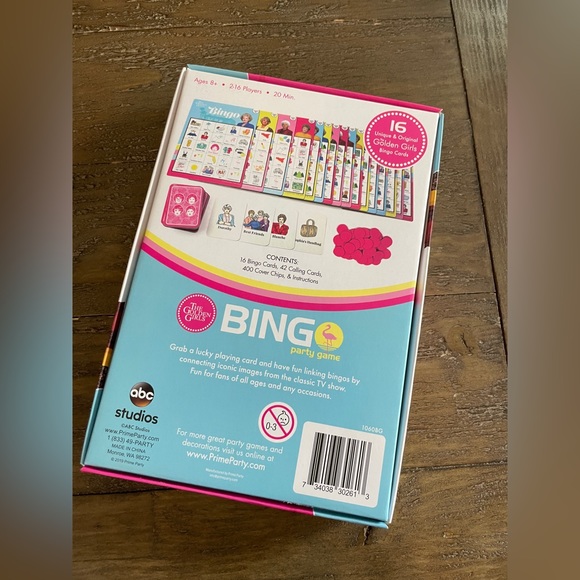 The Golden Girls Bingo Party Game - Picture 2 of 3